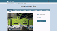 Desktop Screenshot of lanovka-ramzova.cz